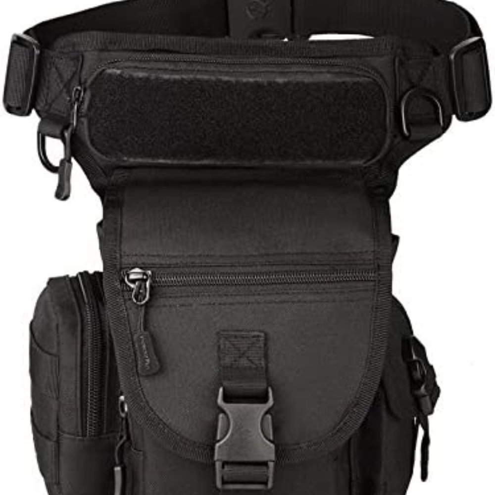 Tactical Drop Leg Bag Military Fanny Tool Thigh Pack MOLLE Panel Utility Pouch C